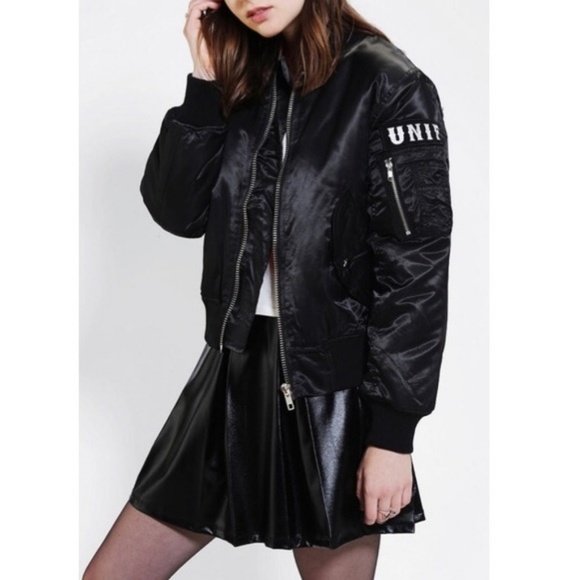 UNIF X UO MA-1 Whatever Bomber Jacket - Picture 2 of 3